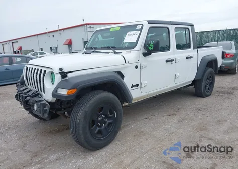 2023 Jeep Gladiator Sport 4X4 z USA, uszkodzony, nr VIN 1C6HJTAGXPL565529